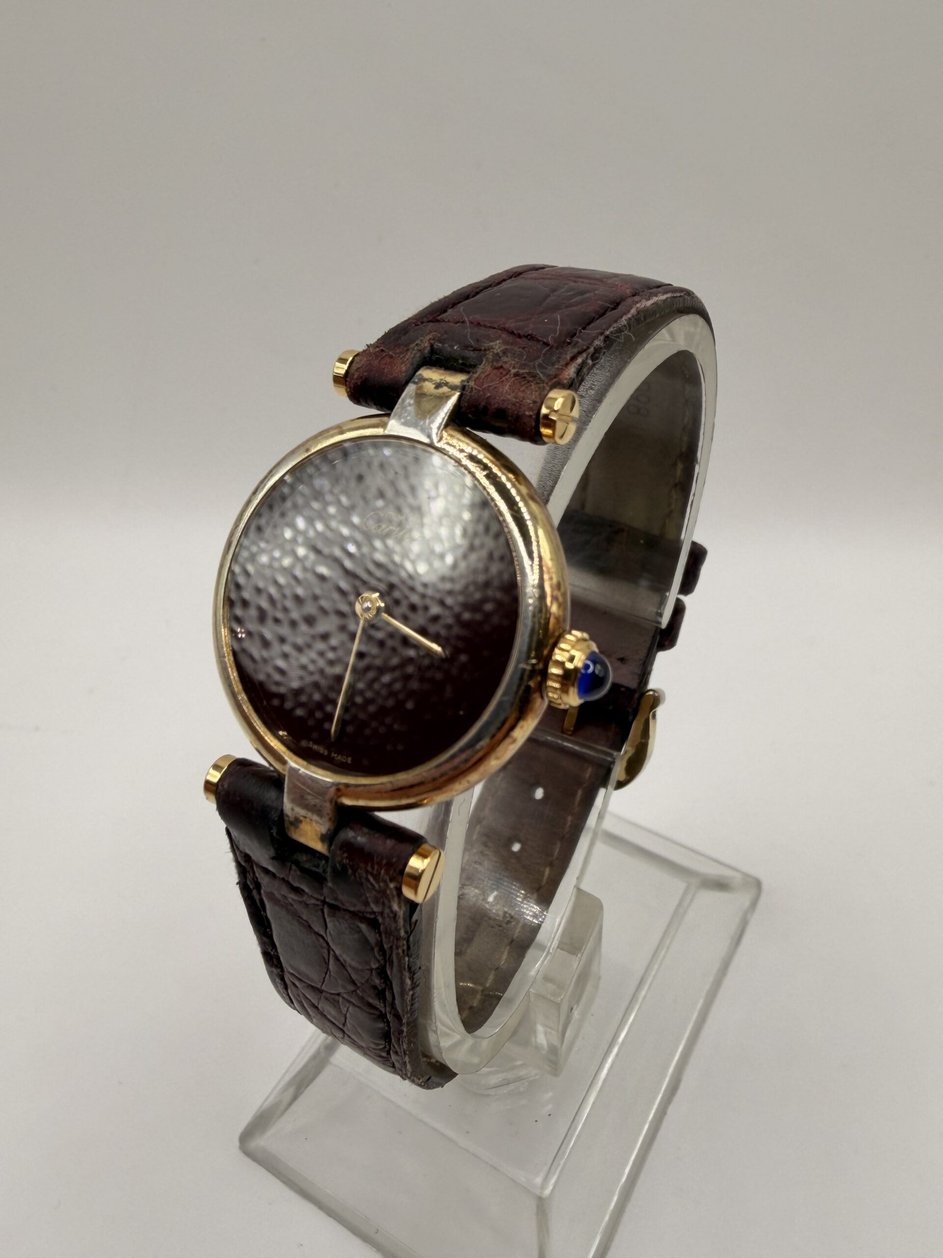 Cartier Trinity Vendome cadran bordeaux