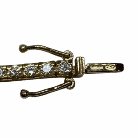 Bracelet Riviere diamants or 18k — photo 4