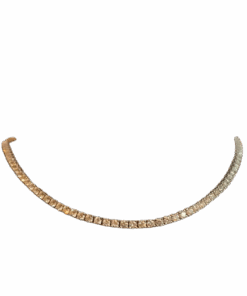 Collier Rivière de Diamants or 18K environ 3 cts