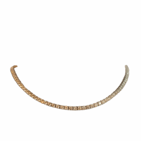 Collier Rivière de Diamants or 18K environ 3 cts — photo 1