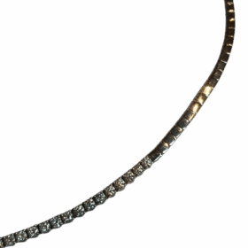 Collier Rivière de Diamants or 18K environ 3 cts — photo 3