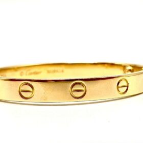 Bracelet Cartier Love modèle Classique Or 18k T.16 — photo 1
