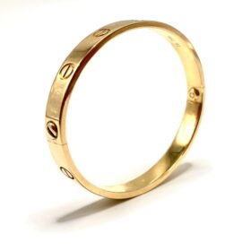 Bracelet Cartier Love modèle Classique Or 18k T.16 — photo 5