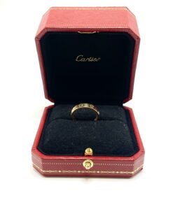 Bague Cartier Love diamant or 18k