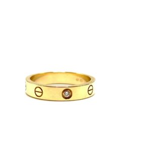 Bague Cartier Love diamant or 18k (T.56) — photo 1