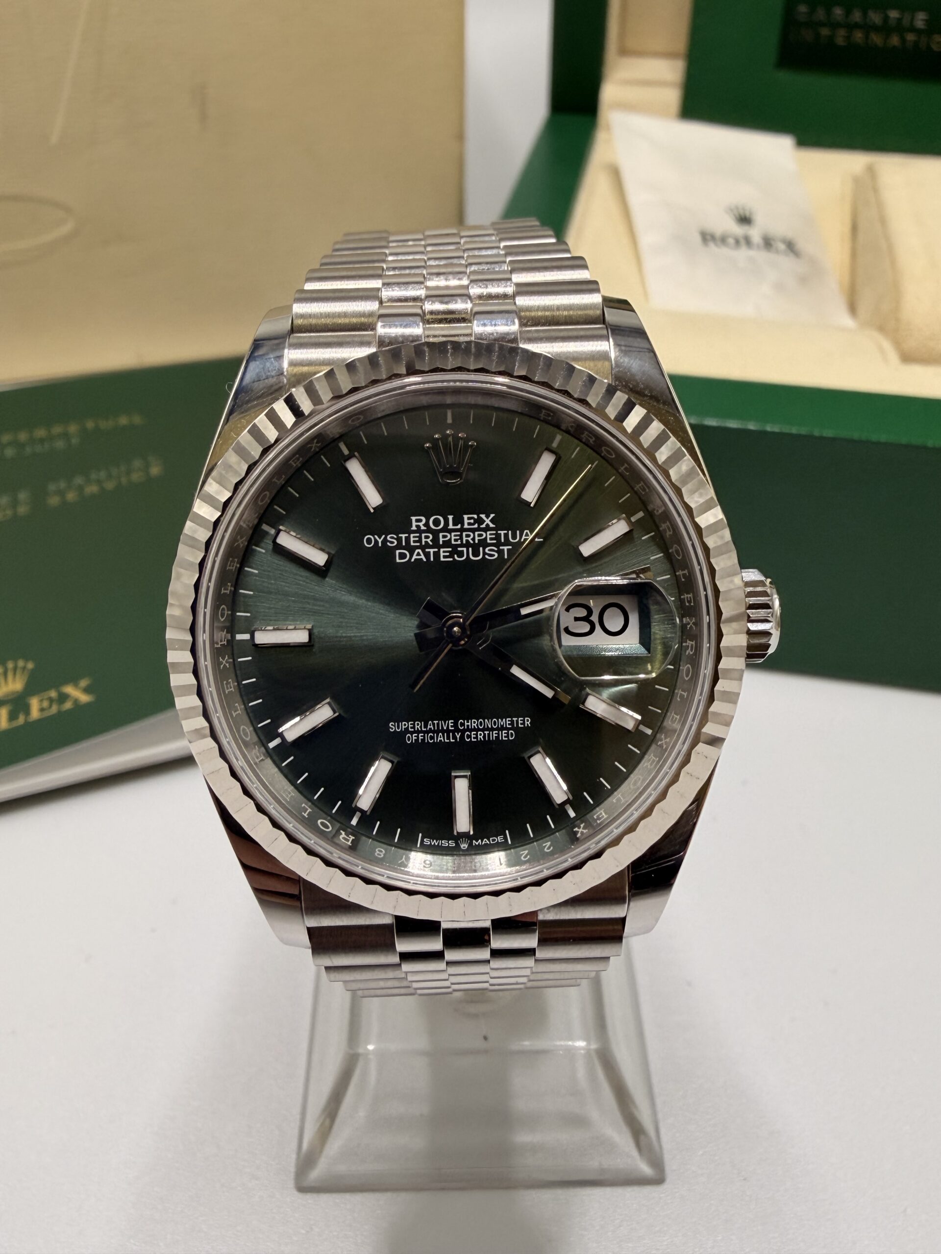 Rolex Datejust 36 ref 126234 Full Set année 2024