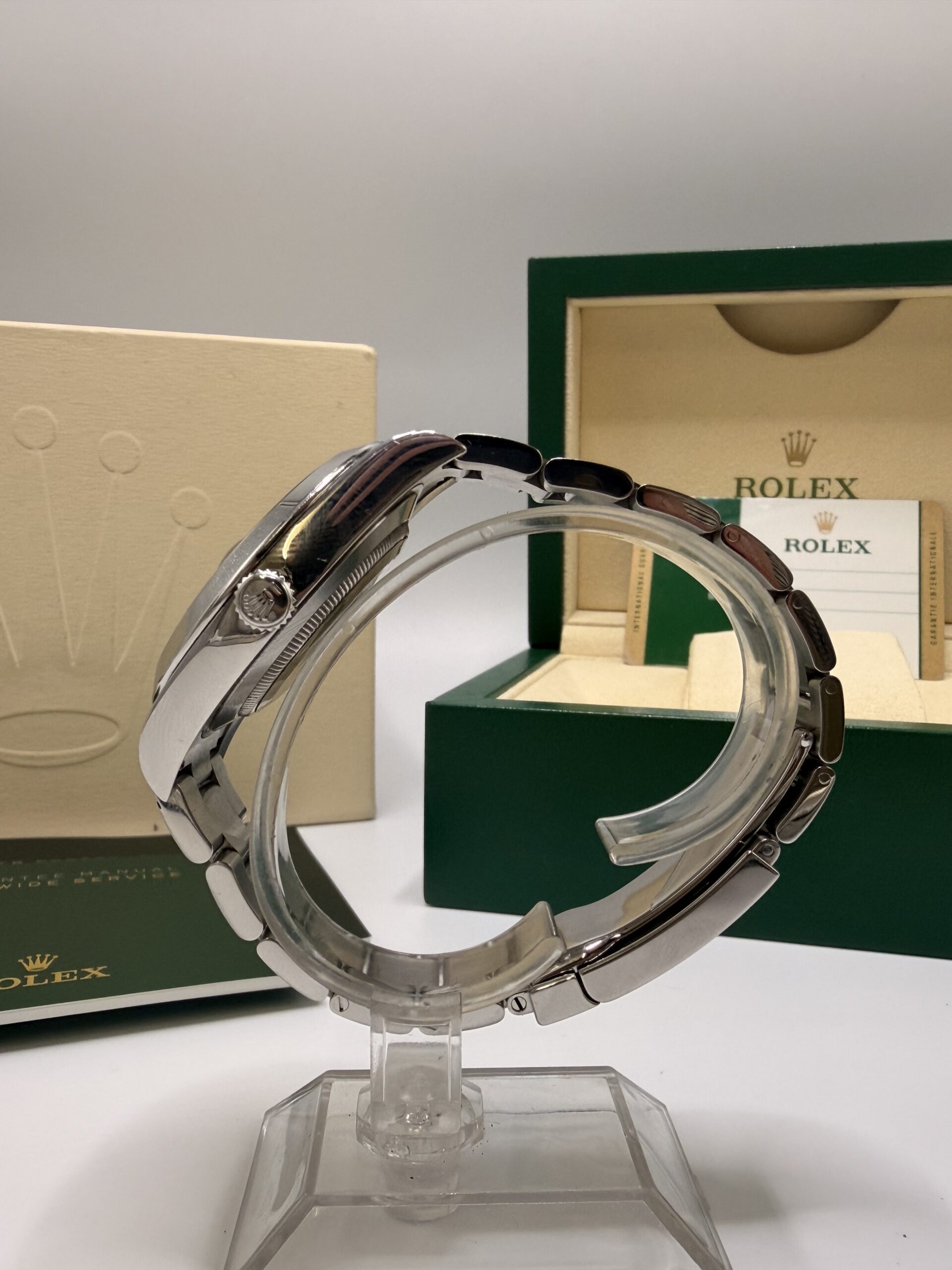 Rolex Datejust II ref 116300 2018 partiellement stické