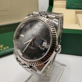 Rolex Datejust 41 ref 126334 Wimbledon With Service Card From 2022 — photo 3