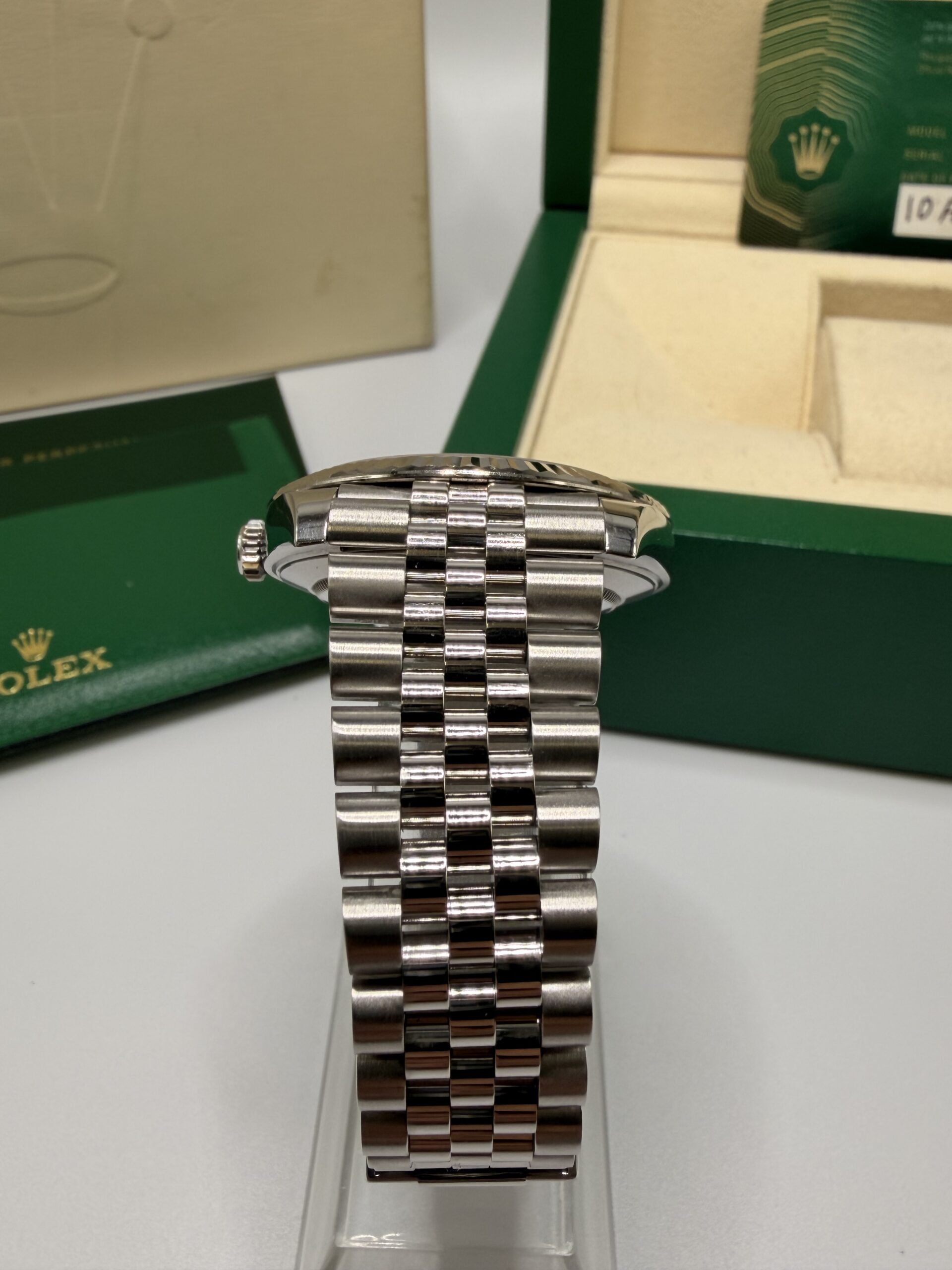 Rolex Datejust 41 ref 126334 Wimbledon with service card from 2022