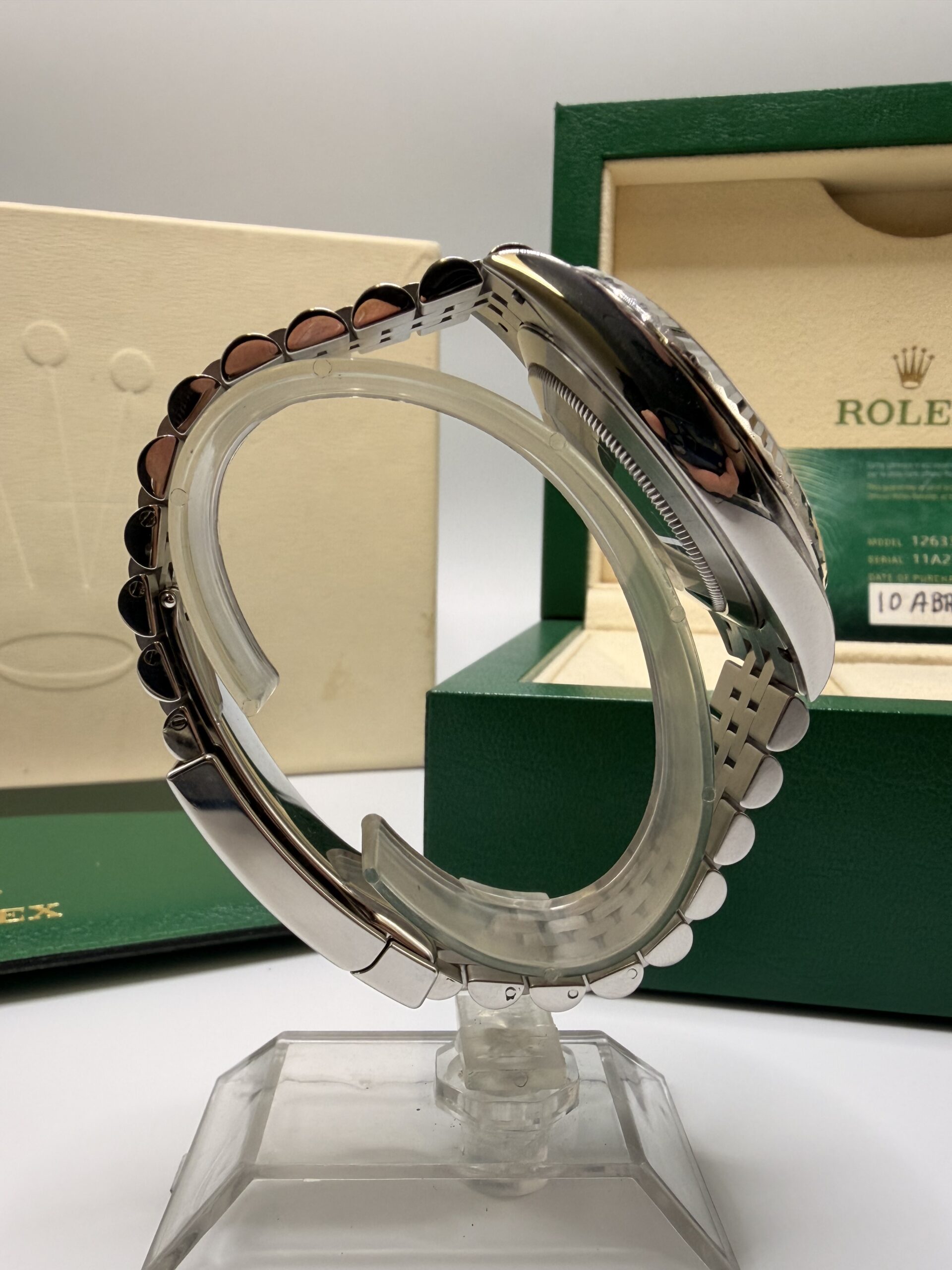 Rolex Datejust 41 ref 126334 Wimbledon with service card from 2022