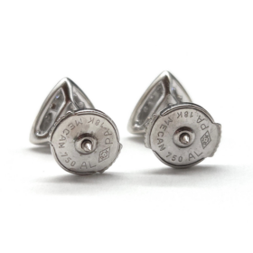 BOUCLES D'OREILLES 18K DIAMANTS ENV 0,30 CT — photo 5