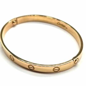 BRACELET CARTIER LOVE CLASSIQUE OR JAUNE 18K (T.19) — photo 3