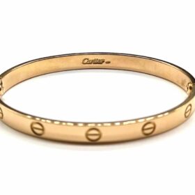BRACELET CARTIER LOVE CLASSIQUE OR JAUNE 18K (T.19) — photo 4