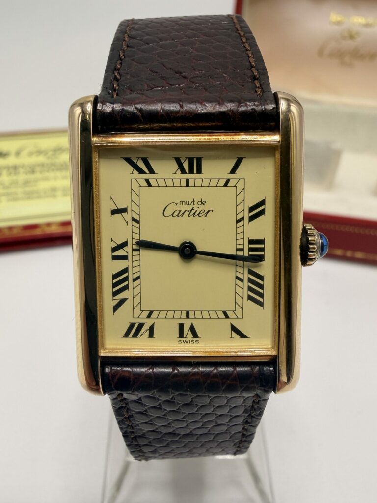 Cartier Tank Must de Cartier Tank Full Set année 1980