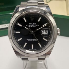 Rolex Datejust 41 Black Dial - Oyster Bracelet - 126300 - Full Set 2025 — photo 1