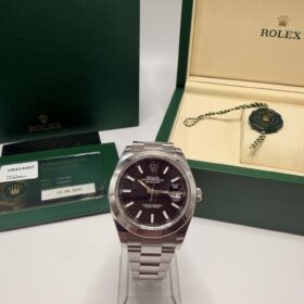 Rolex Datejust 41 Black Dial - Oyster Bracelet - 126300 - Full Set 2025 — photo 9