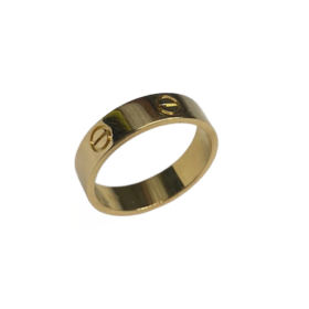 BAGUE CARTIER LOVE CLASSIQUE OR 18K (T.61) — photo 1