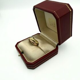 BAGUE CARTIER TRINITY GRAND MODÈLE OR 18K (T.57) — photo 4