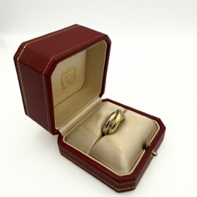 BAGUE CARTIER TRINITY GRAND MODÈLE OR 18K (T.57) — photo 5