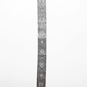 BRACELET ARTICULÉ ART DECO PALTINE ET DIAMANTS ENV. 12,50 CTS (T.18) — photo 7