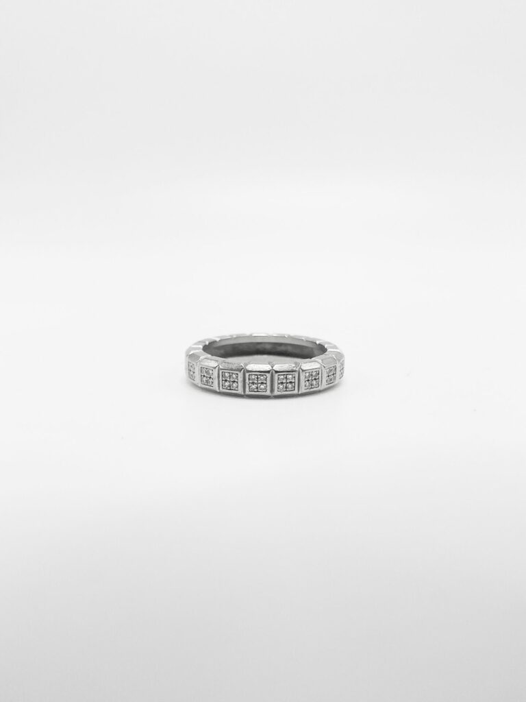 BAGUE CHOPARD ICE CUBE OR 18K DIAMANTS (T.52)