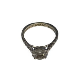 BAGUE DE FIANÇAILLES OR 18K ET DIAMANTS (T.51) — photo 3