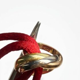 BRACELET CARTIER TRINITY OR 18K CORDON — photo 4