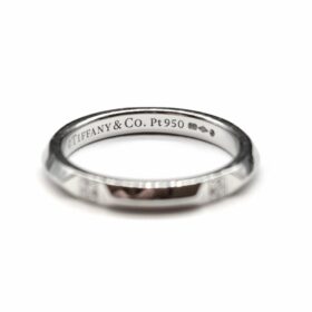 ALLIANCE TIFFANY & CO "TIFFANY TRUE" PLATINE ET DIAMANTS (T.52) — photo 3