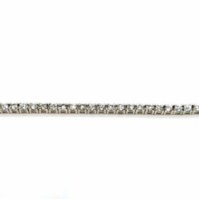 Rivière diamants or blanc 18K — photo 6