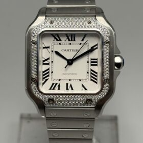 Cartier Santos 4075 année 2025 Lunette Diamants — photo 1