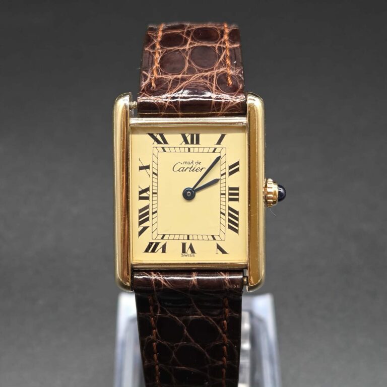 Cartier Must Tank Vermeil