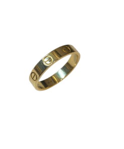 BAGUE CARTIER LOVE PM OR JAUNE 18K (T.52)