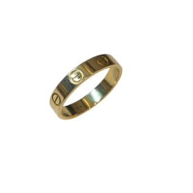 BAGUE CARTIER LOVE PM OR JAUNE 18K (T.52) — photo 1